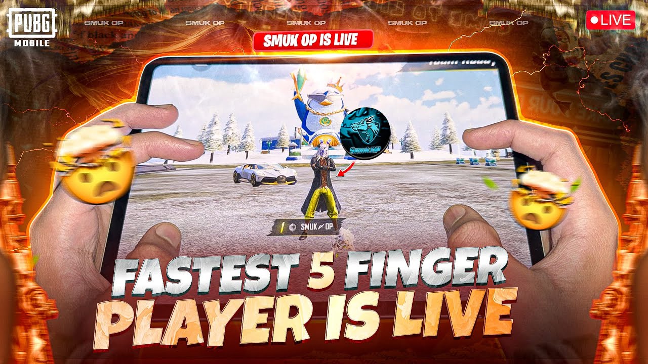 Let's Rush with Handcam!💀PUBG/BGMI Live 🔴Smuk Op