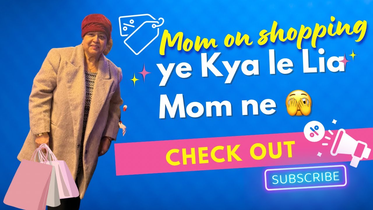 Shopping day with Mom 🛍️ | Aaj fir ek or snow storm aaya ❄️🌨️