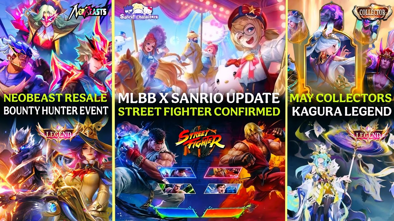 Sanrio Return | May Collectors | Kagura Legend | Street Fighter Collab | Bounty Hunter Update & More