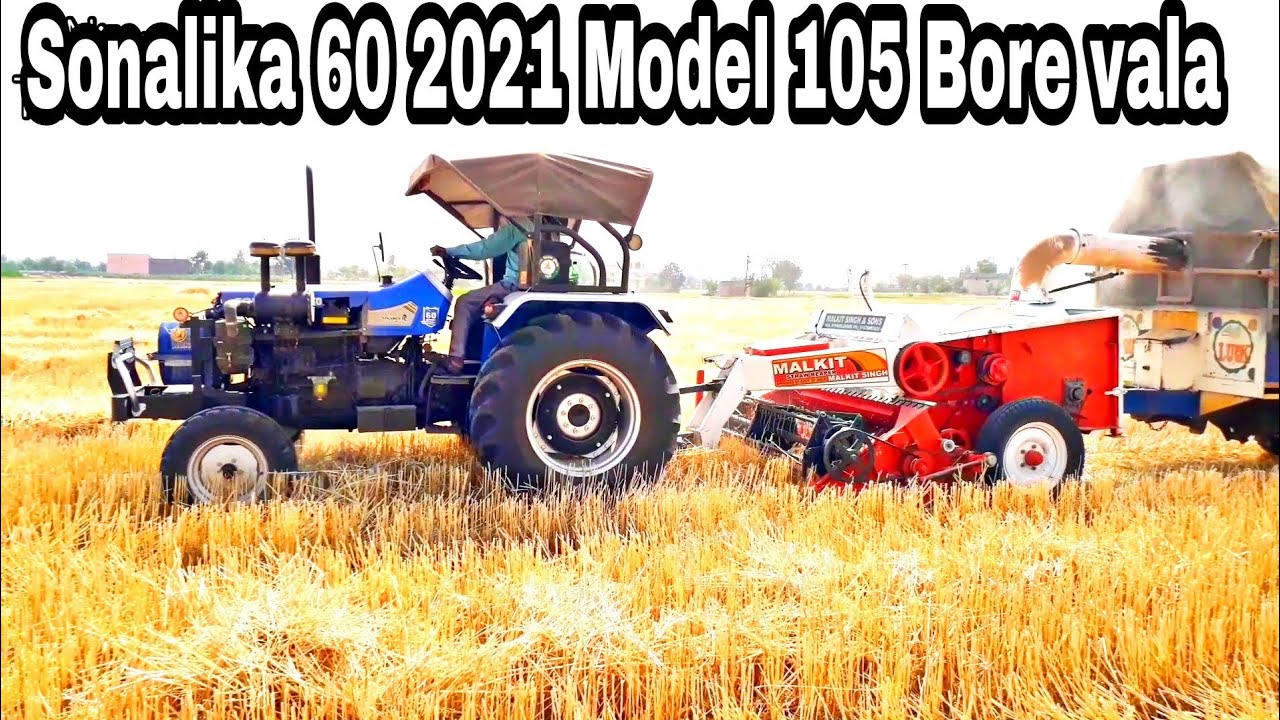 2021 Model Sonalika 60 24 gears di reaper te performance