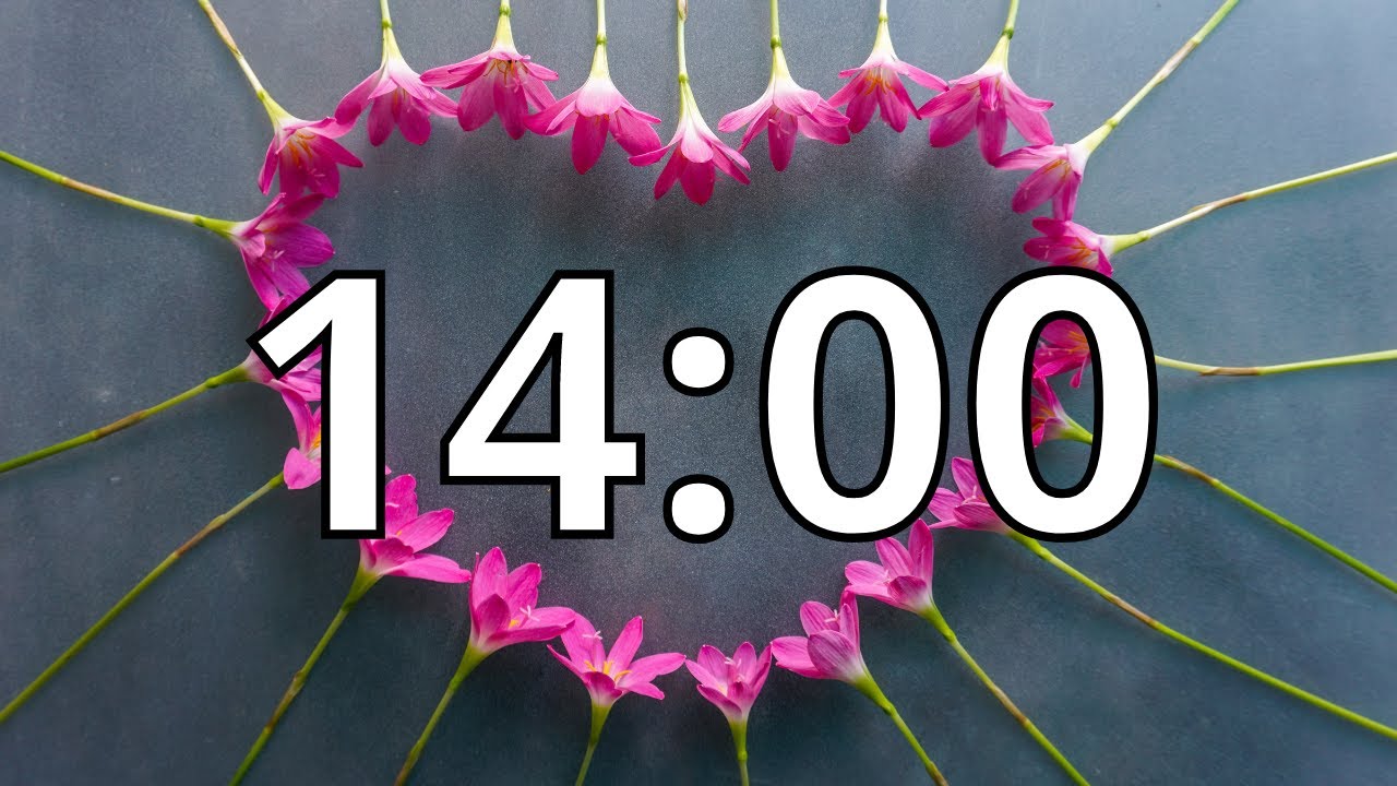 14 Minutes Timer with Music | Valentine's Day Timer