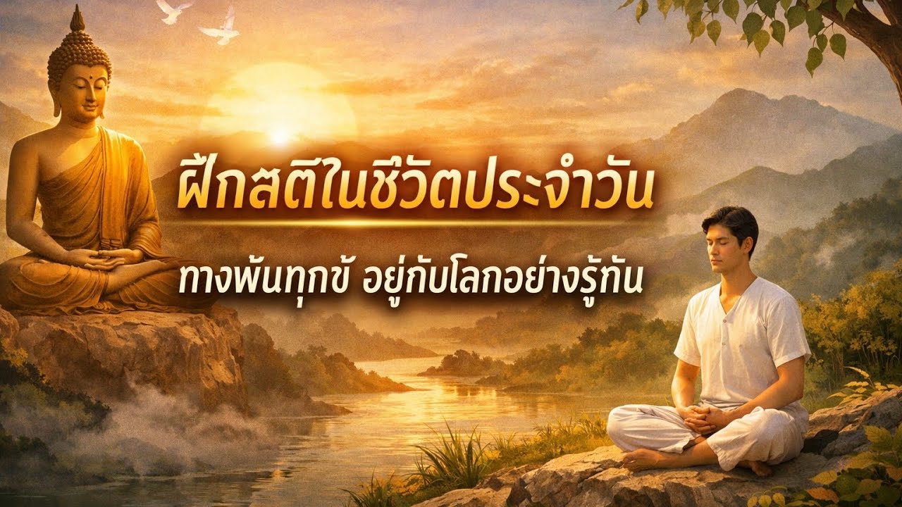 ธรรมะก่อนนอน ทางพ้นทุกข์ อยู่กับโลกอย่างรู้ทัน