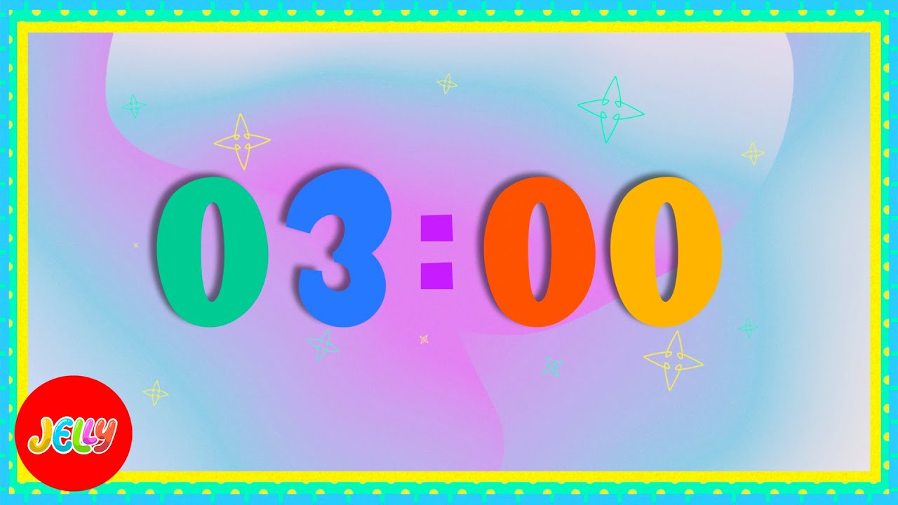 3 minutes Clean Up Song | 3 minutes countdown | Kids' Song