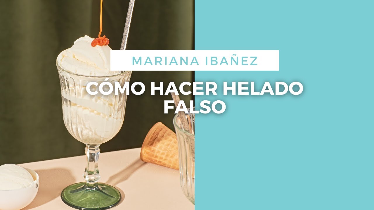 CÓMO HACER HELADO FALSO | FOTOGRAFIA DE ALIMENTOS Y PRODUCTO
