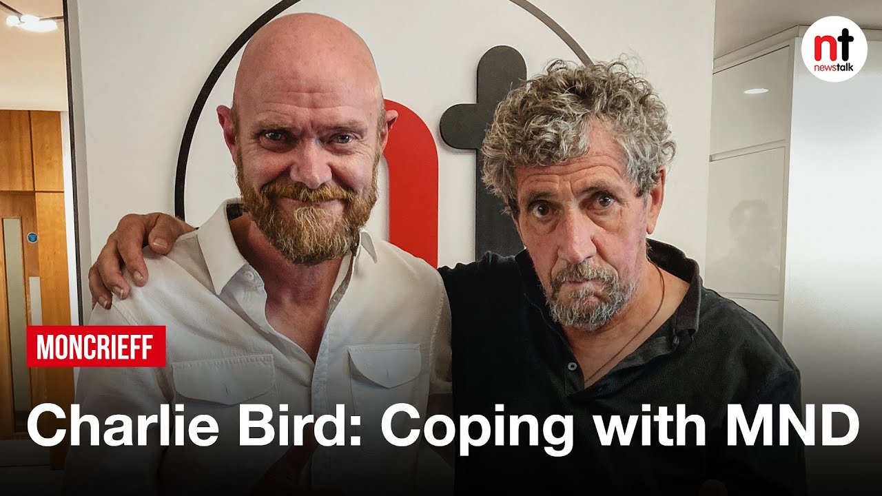 Charlie Bird on living with MND, the love of family, and the comfort of a good pet.