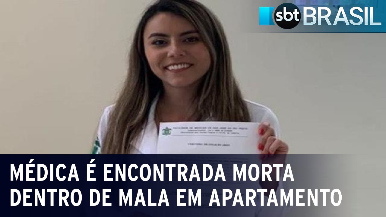 Médica é encontrada morta dentro de mala em apartamento no interior de SP | SBT Brasil (19/08/23)