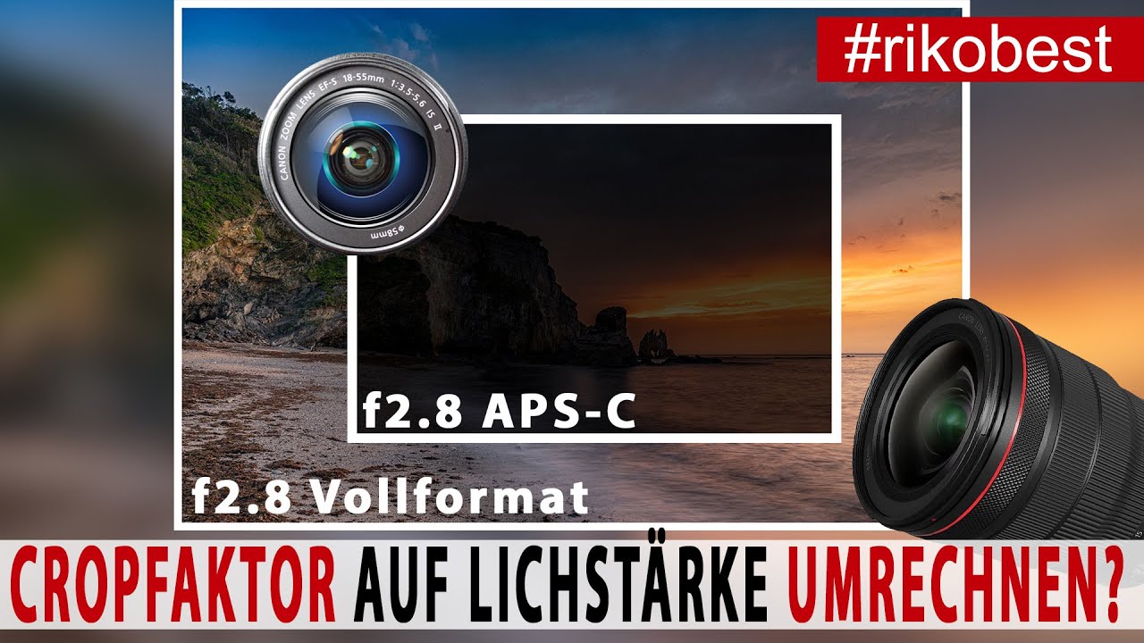Hat der Cropfaktor an APS-C Kameras auch Einfluss auf die Lichtst&auml;rke? Fotografieren lernen.