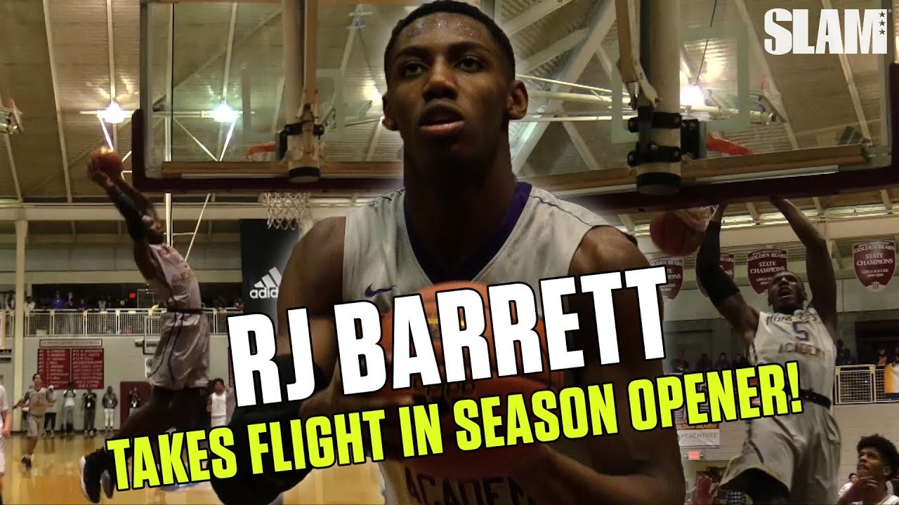 RJ Barrett is TOO DOMINANT for High School! Goes Off in Season Opener!