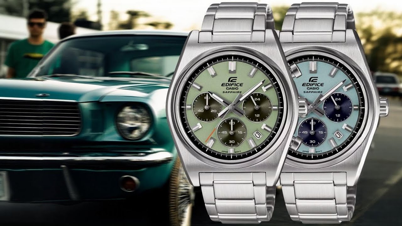 CASIO EDIFICE SPORTS 豬柳蛋推介《✨賽車靈感主題🏁經典三眼設計👍藍寶石🏎️計時石英錶100m🌊》快閃優惠🥳HK800🚘Tel 91677026 💢
