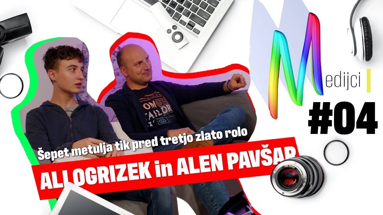Medijci EP.04 - &Scaron;epet metulja tik pred tretjo zlato rolo (Ali Ogrizek in Alen Pav&scaron;ar)