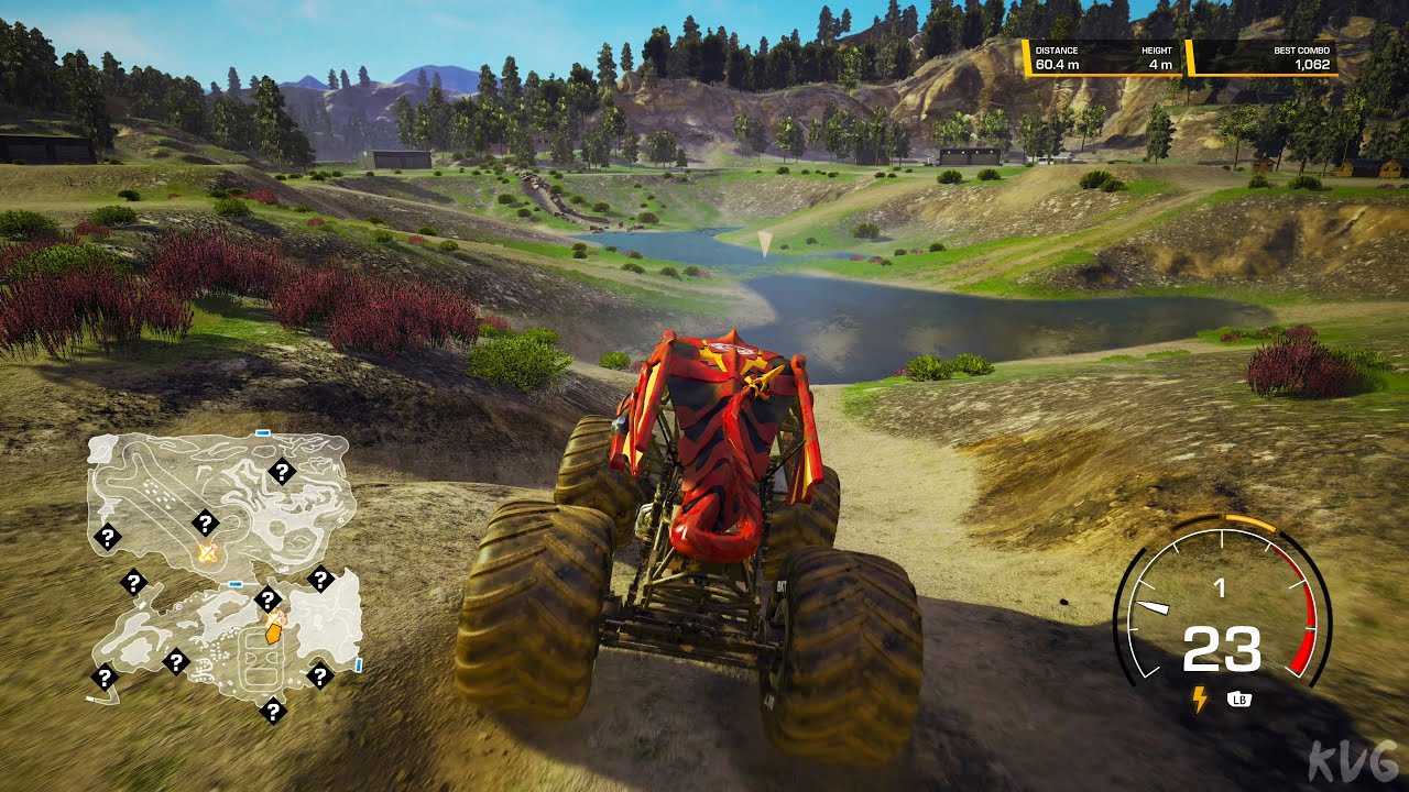 Monster Jam Steel Titans 2 - Open World Free Roam Gameplay (PC UHD) [4K60FPS]