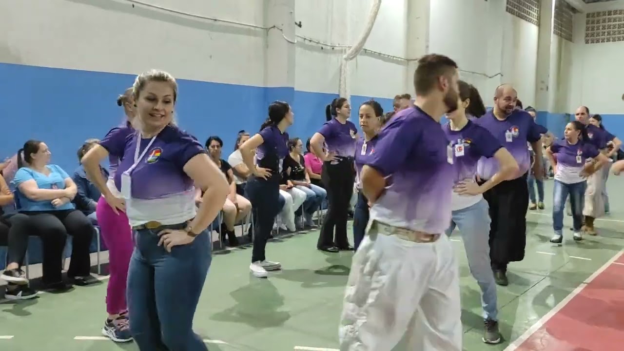Demonstração da Rancheira - Grupo de Dança Gaúchos do Litoral