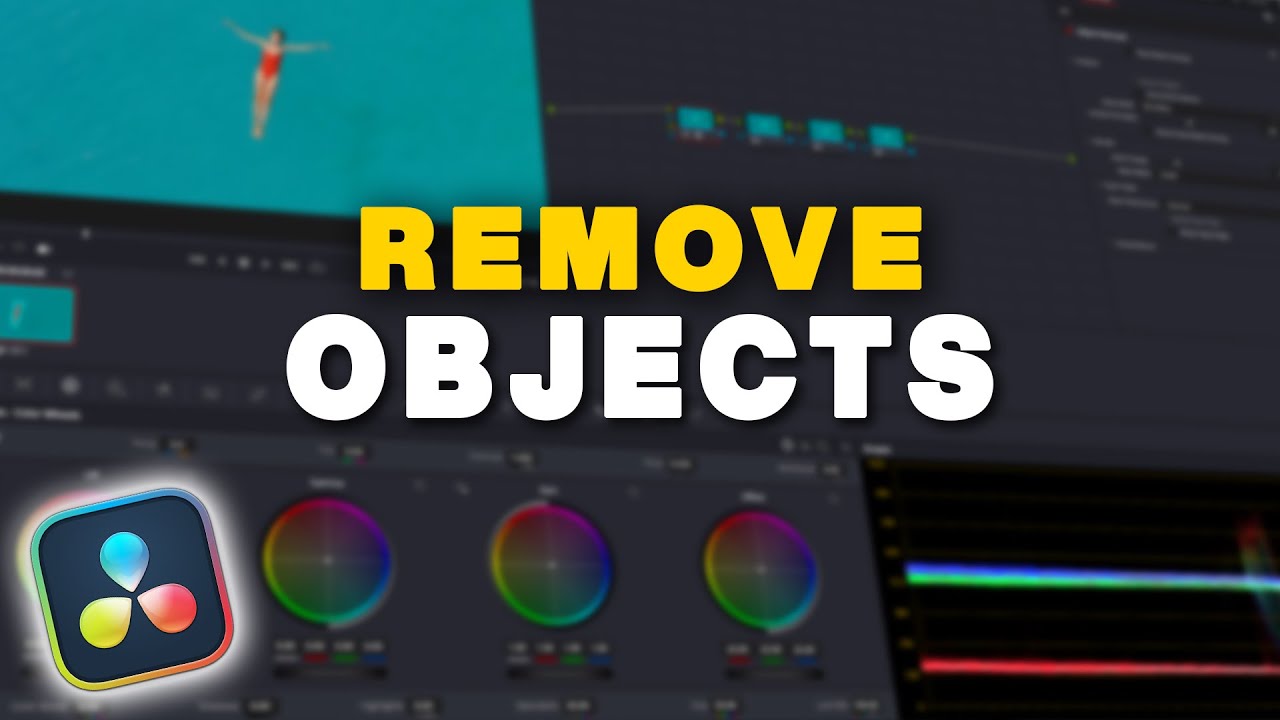 How to remove an object in DaVinci Resolve 19 Studio Tutorial