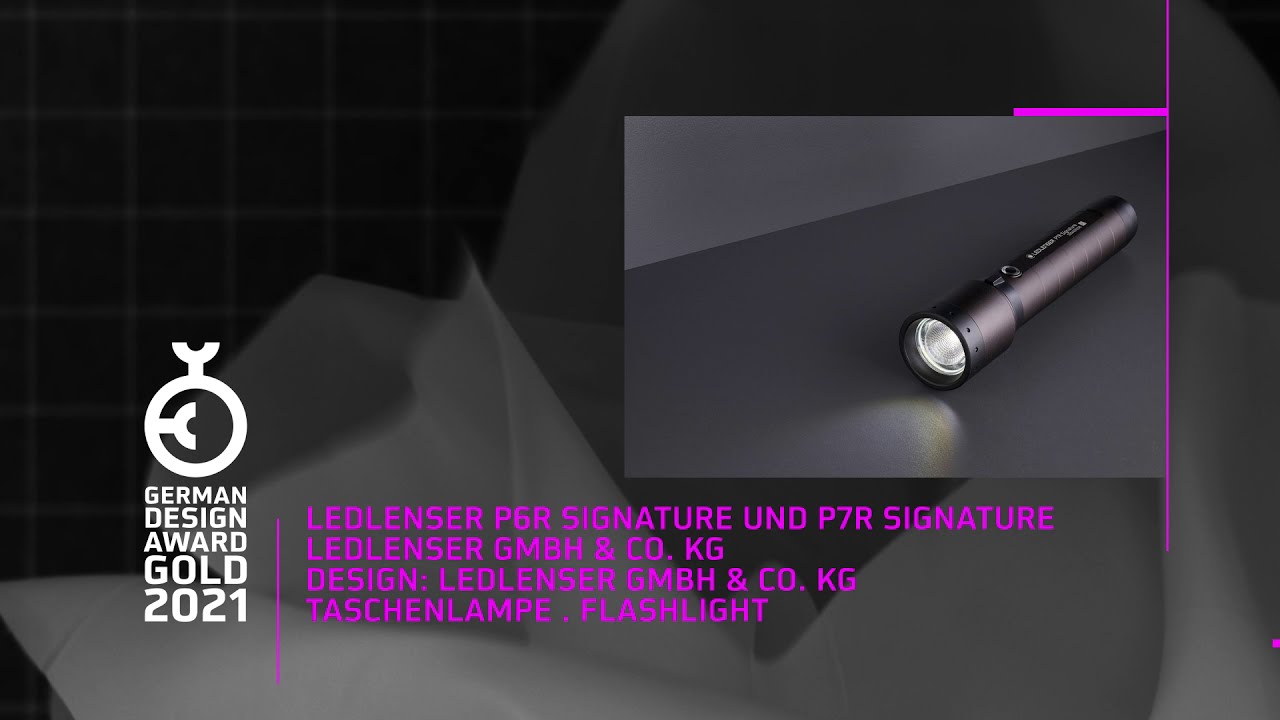 German Design Award 2021: Gold f&uuml;r Ledlenser