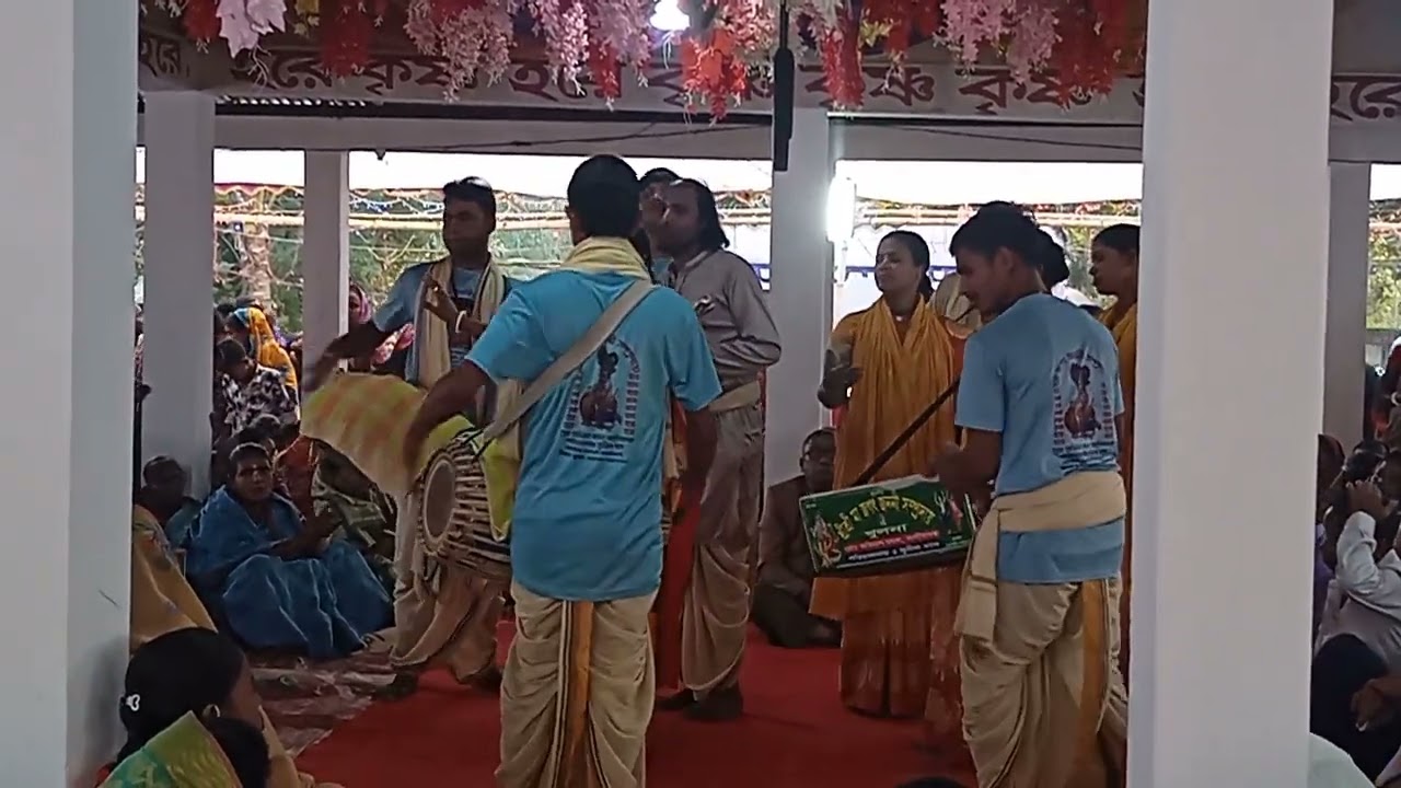 রামপুর সার্বজনীয় দুর্গাবাড়ি  মহা কীর্তন মুন্সিবাজার কমলগঞ্জ 