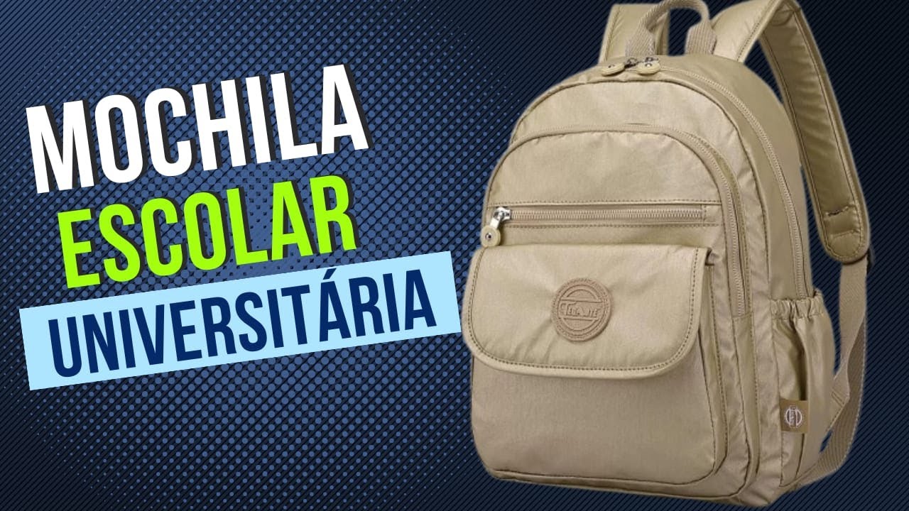 MOCHILA ESCOLAR/UNIVERSITÁRIA - passo a passo