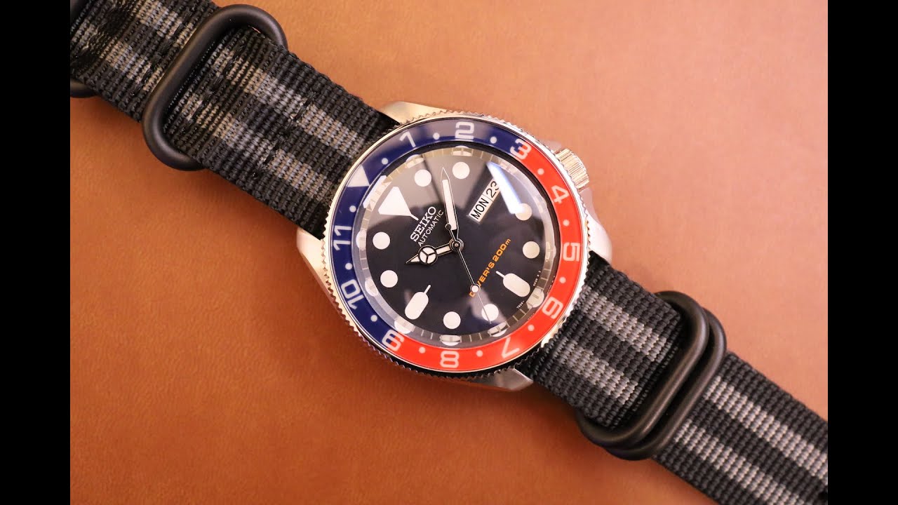 Seiko Mods — безель LCBI Pepsi с сапфировым стеклом SKX