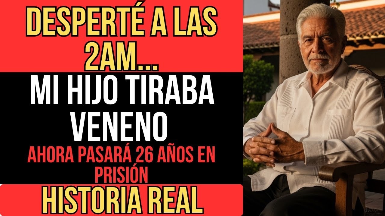 DESPERTÉ A LAS 2AM Y VI A MI HIJO TIRANDO VENENO EN MI AGUA    AHORA ESTÁ 26 AÑOS PRESO