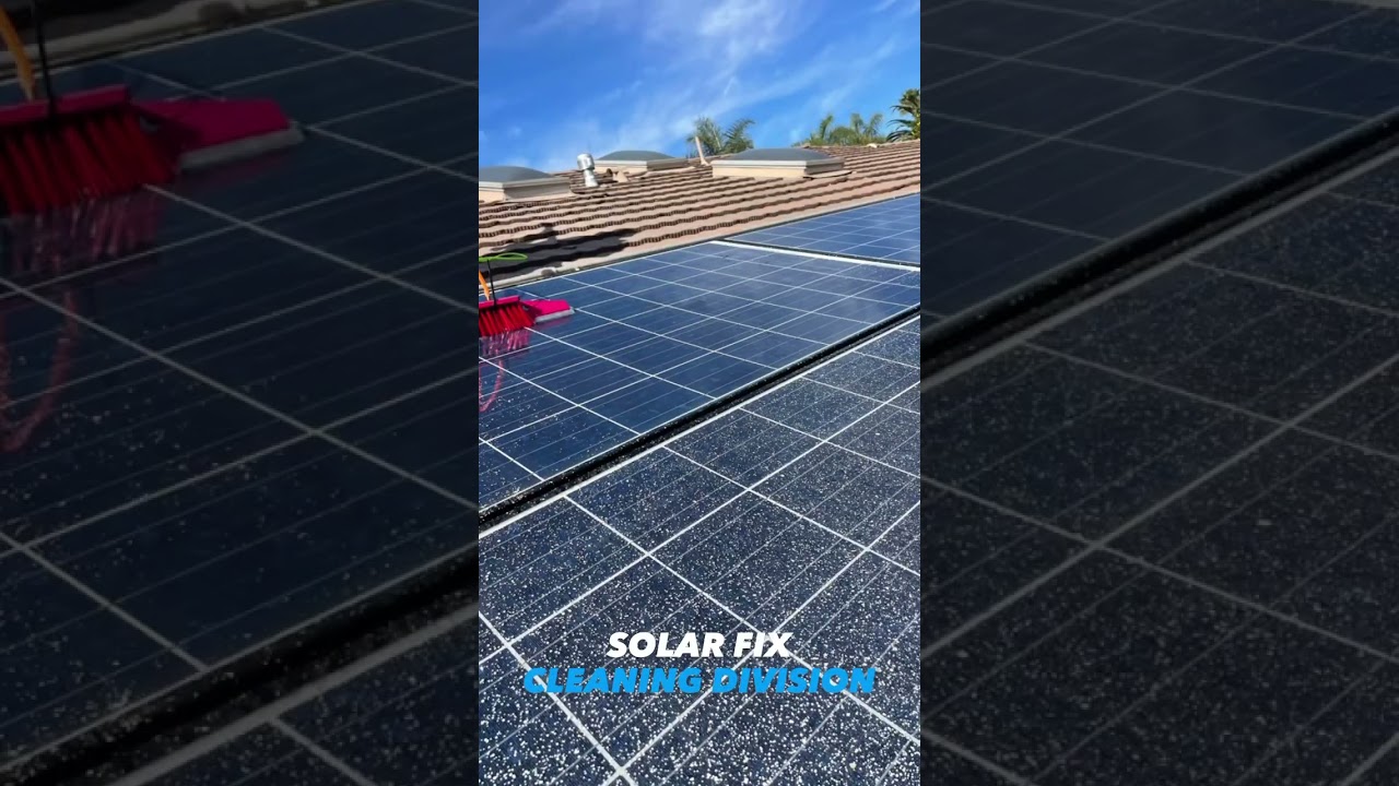 Solar Panel Paint Removal Cleaning - Solar Fix