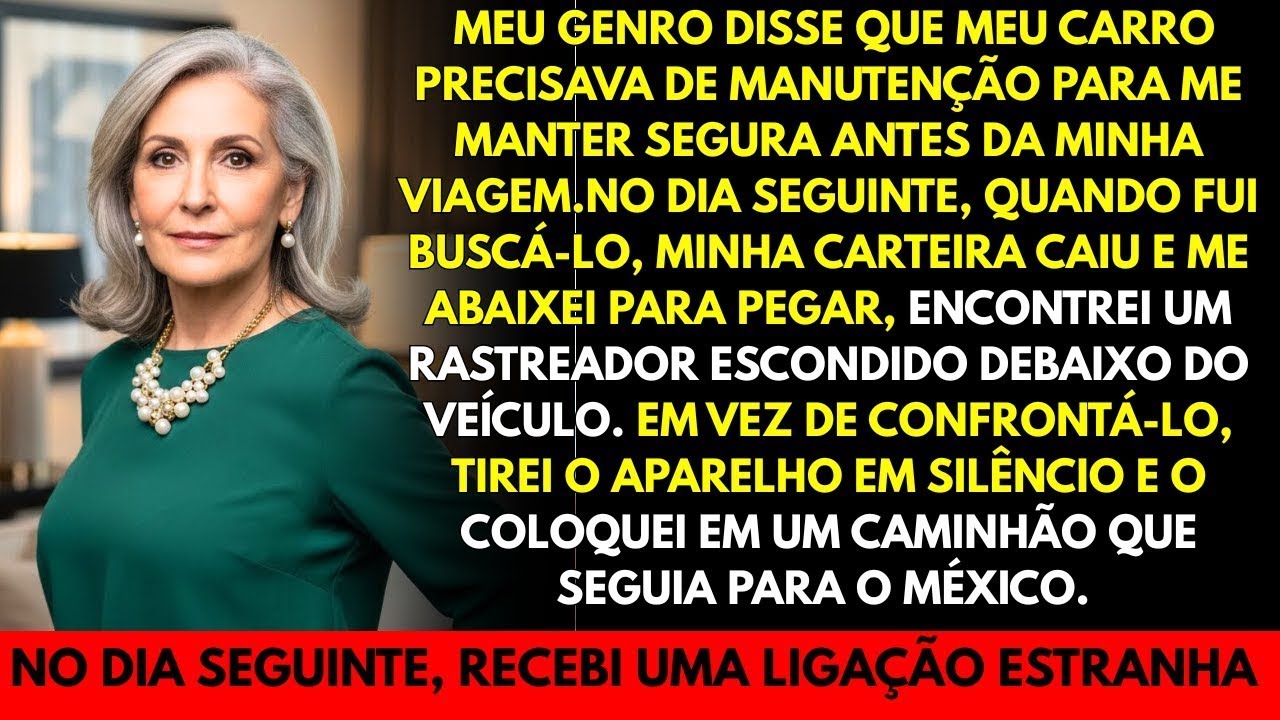Meu genro pôs um rastreador no meu carro sem eu saber… mas o que fiz com ele deixou meu genro louc