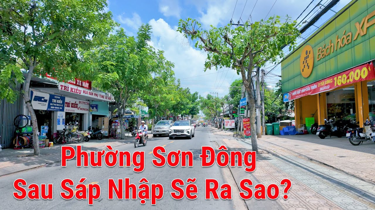 Đường phố Bến Tre và phường Sơn Đông sau sáp nhập
