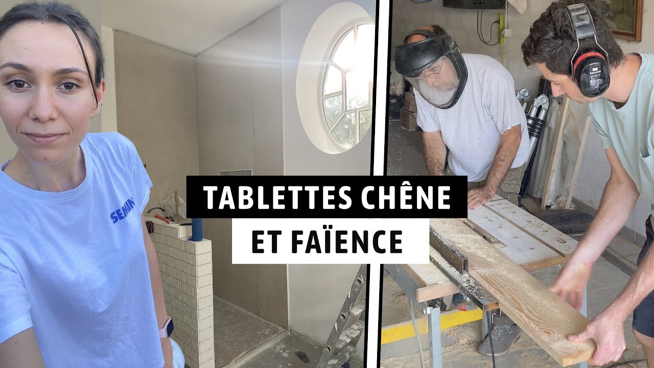 BOIS ET CARRELAGE QUI SE DECOLLE : AVANCÉE DE NOTRE SALLE DE BAIN | Vlog Renovation EP42