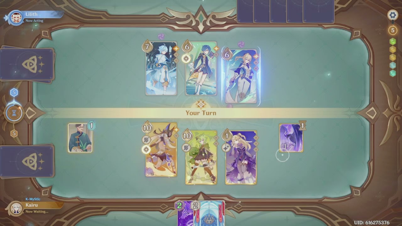 Genius Invocation TCG: Quicken Deck (Cyno, Collei, Fischl)