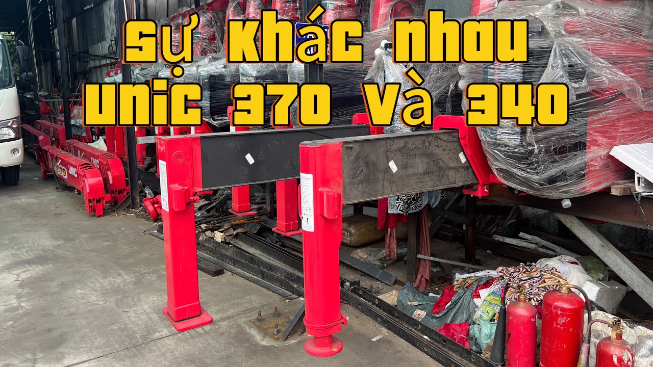 Sự khác nhau giữa cẩu Unic 340 và 370 - Nên mua cẩu nào?