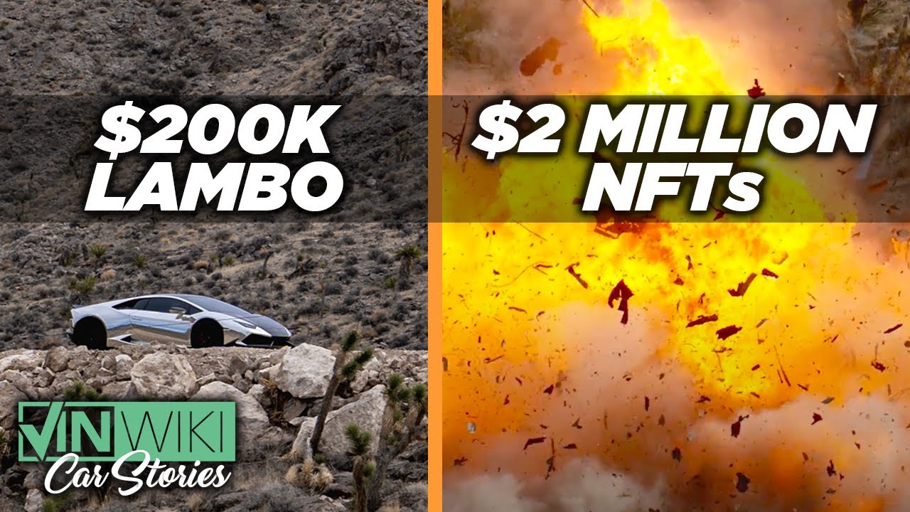 They blew up this Lambo to make NFTs!