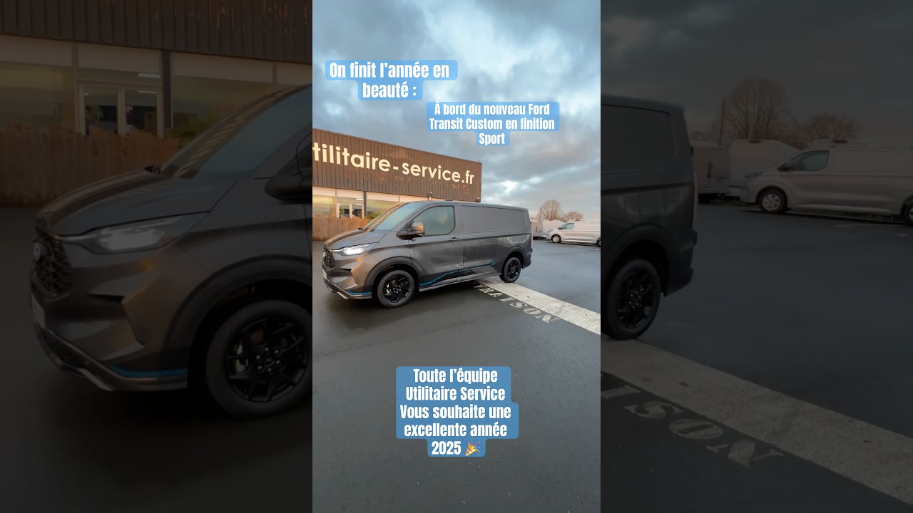 #BonneAnn&eacute;e : a bord du nouveau Ford Custom ou de l&rsquo;utilitaire de votre choix&hellip;