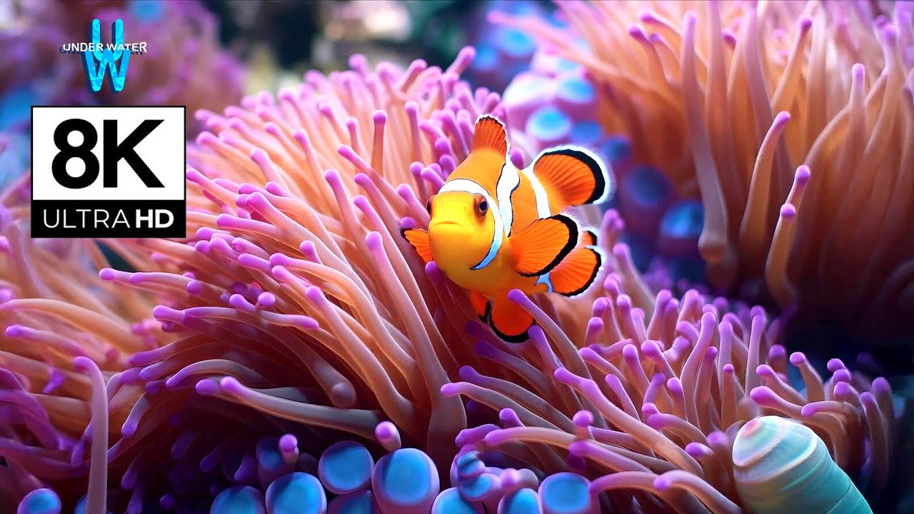 ✨ Anemone Calm with Clownfish &ndash; 8K Ocean Serenity 🐠