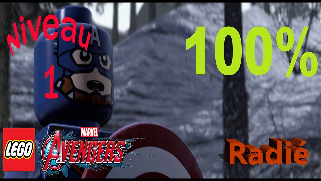 LEGO MARVEL AVENGERS 100% Niveau 1 Radié