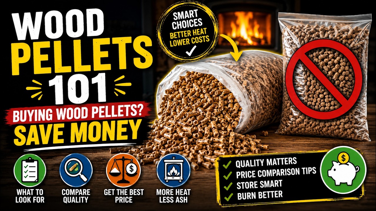 Wood Pellet 101 How to choose wood pellets to save $$$$(money) (The best for YOU in YOUR stove)
