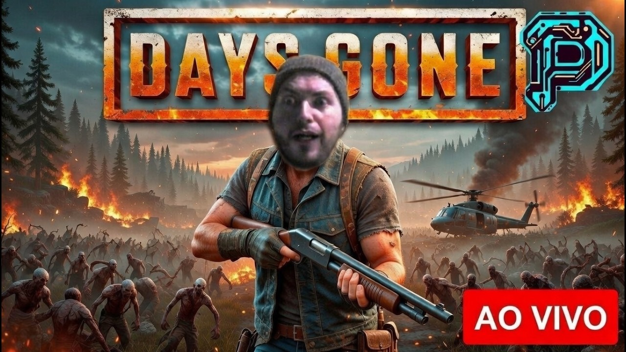 Days Gone no PC AO VIVO: Zumbis, moto e eu tentando não virar comida parte 1