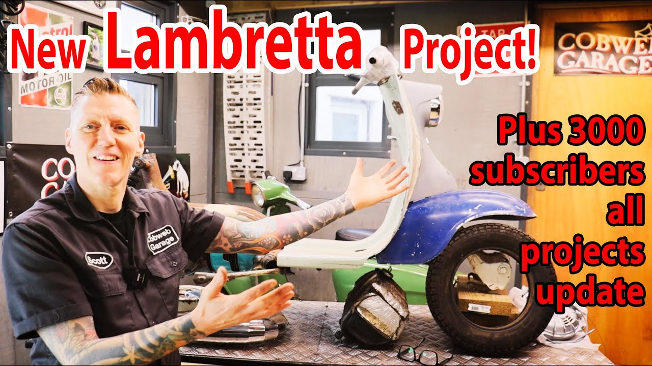 New Lambretta Project Unveiled!!! And 3000 Subscribers update.