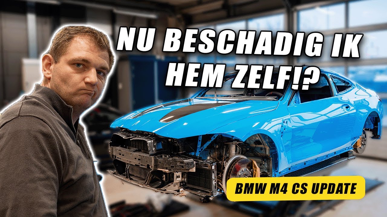 Nu BESCHADIG ik hem ZELF!? | BMW M4 CS update