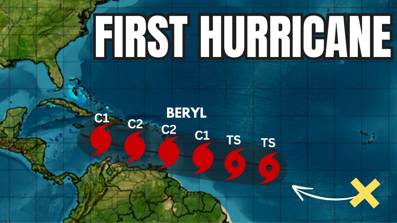 TROPICAL UPDATE - First Hurricane of 2024 Forecast to Move Into the East Caribbean