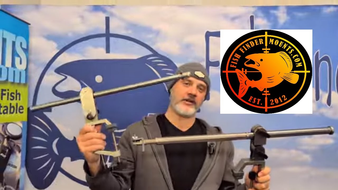 Регулируемые зажимные крепления для датчиков от Fish Finder Mounts
