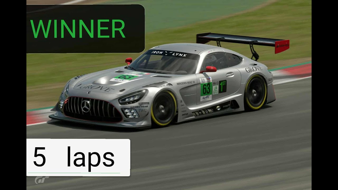 Gran Turismo 7-----Mercedes-AMG GT3 '20----Barcelona----Pole position----victory----5 laps  +onboard