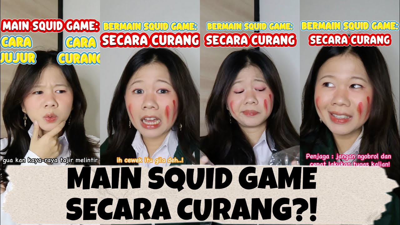 MAIN SQUID GAME SECARA CURANG…?!😰 [CERITA PENDEK PIYAN 2025]