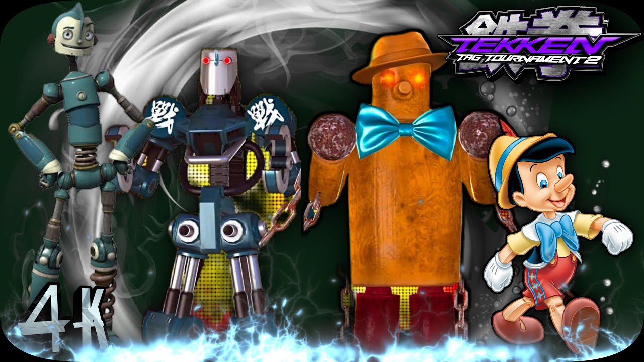 Mokujin ( Pinocchio ) & Combot ( Rodney Copperbottom ) Ultra Hard UHD 4K 60 FPS