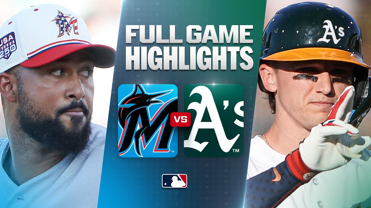 MARLINS vs. ATHLETICS: Official Full Game Highlights (July 4) | 2026 MLB Season