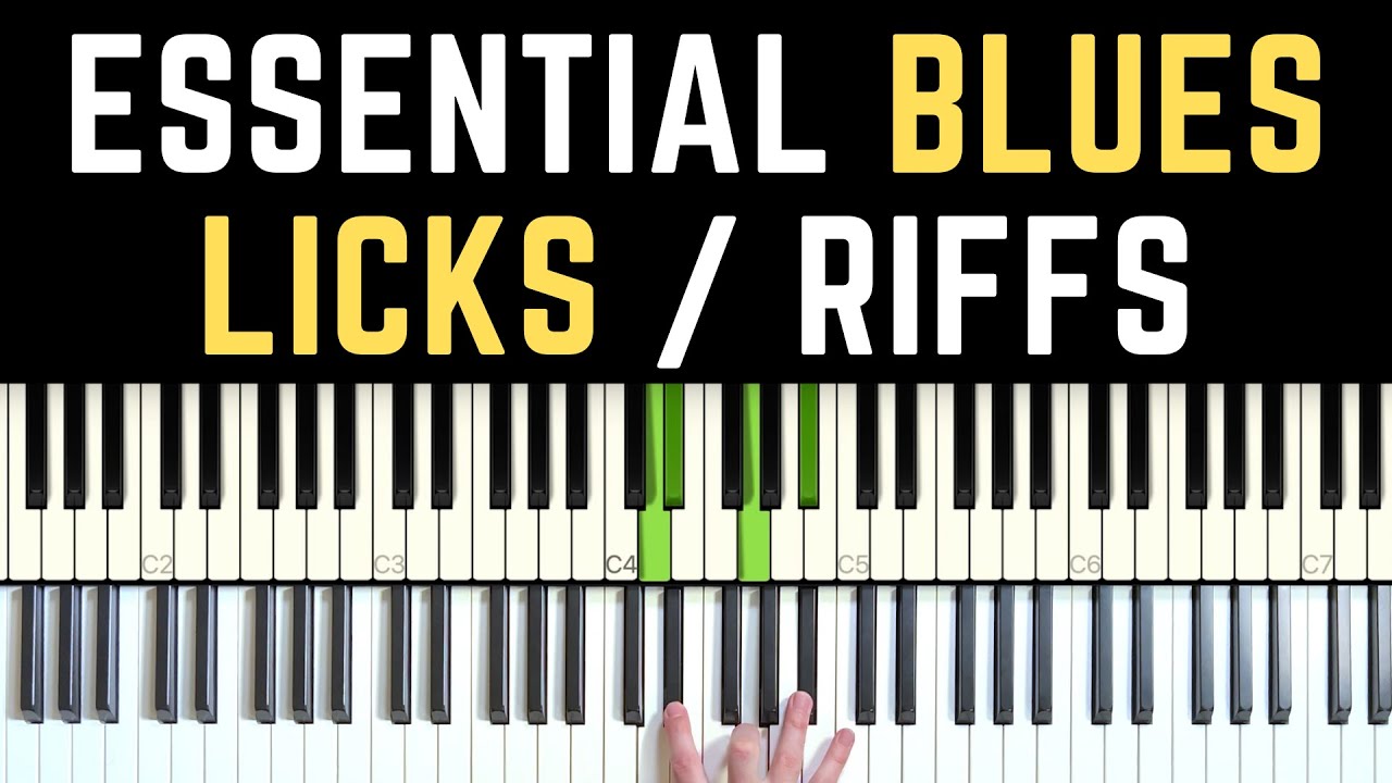 The BEST Blues Riffs and Licks for Jazz Piano