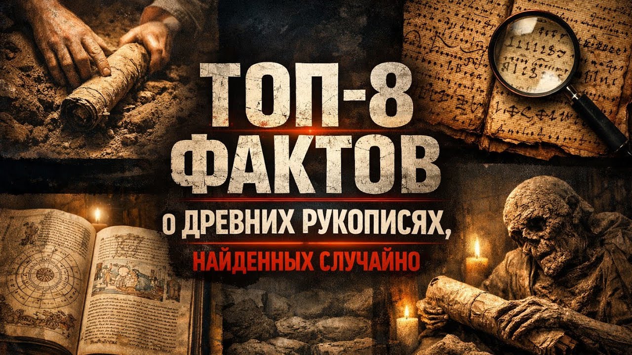 Топ-8 фактов о древних рукописях, найденных случайно.