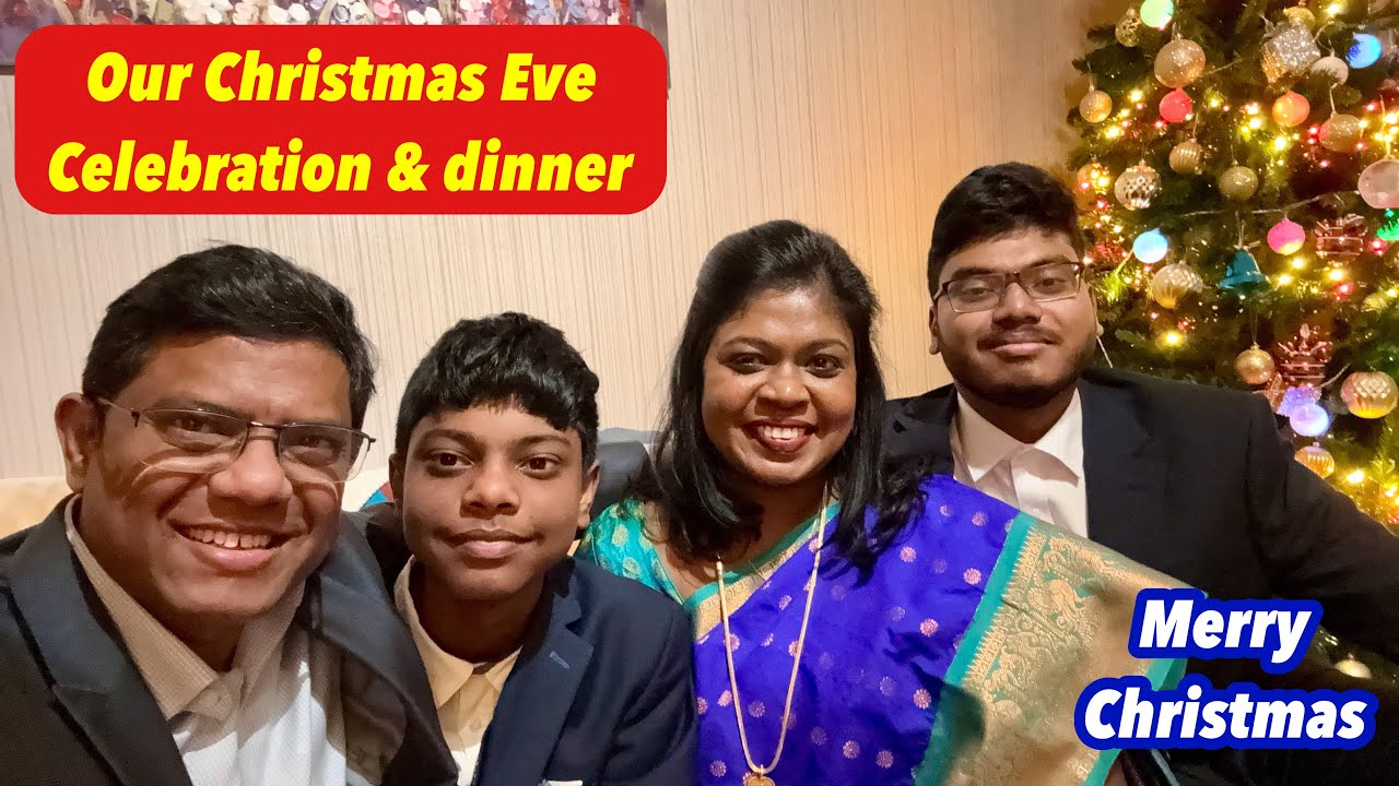Our Christmas Eve celebration in London/அனைவருக்கும் கிறிஸ்மஸ் நல் வாழ்த்துக்கள்.. Merry Christmas🎄
