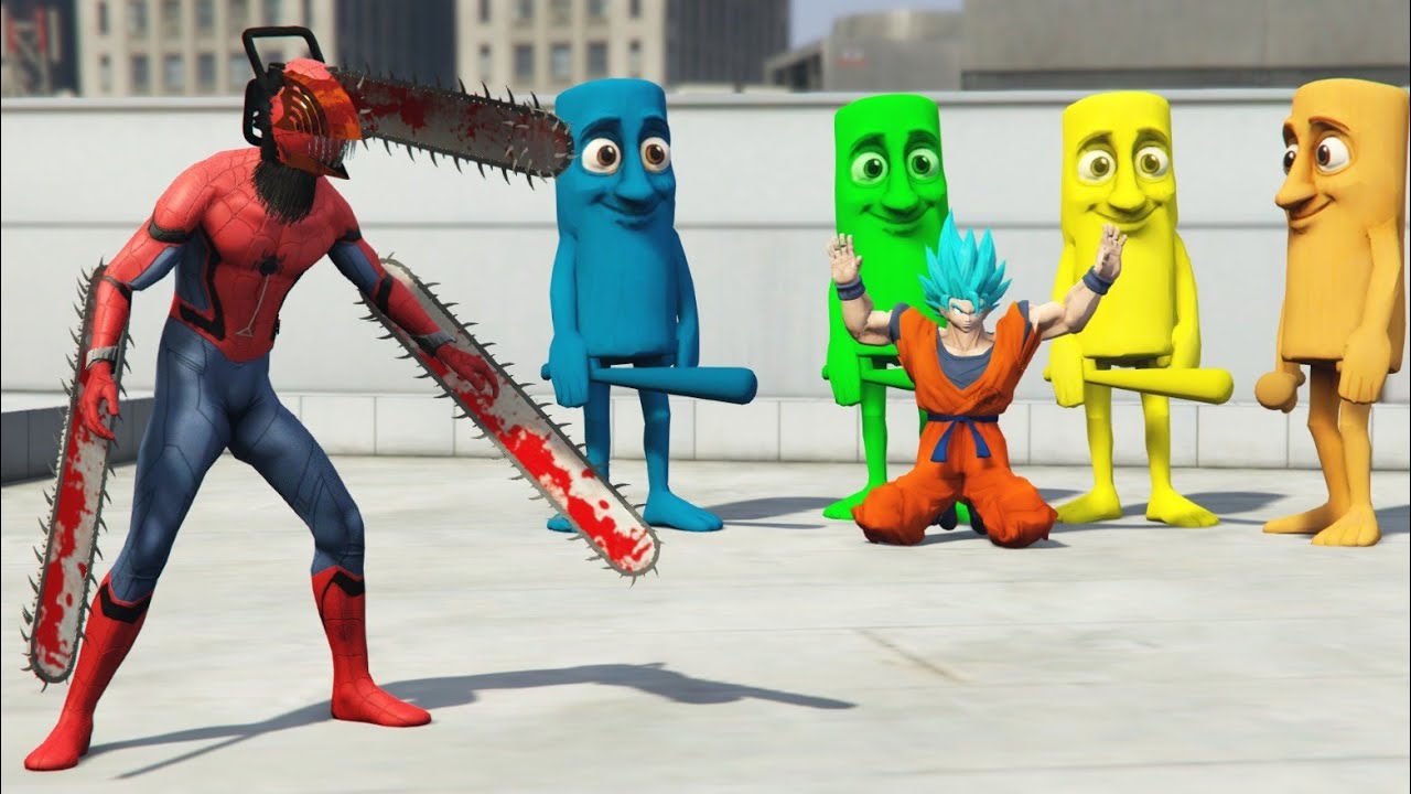 Spider-Man vs Minion in GTA 5 | Nonstop Extreme Ragdoll Fight Gameplay