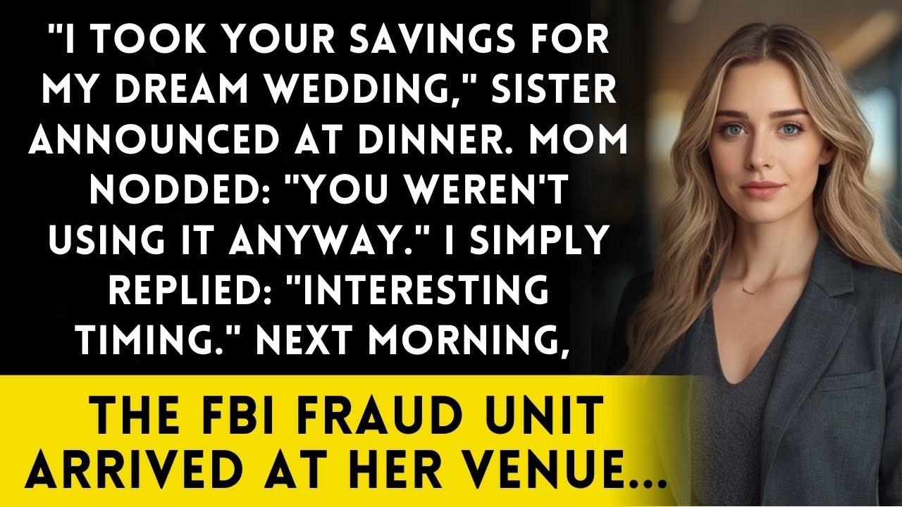 Sister Emptied My Bank Account For Her Wedding   She Didn't Know I'm A Federal Banking Inspector