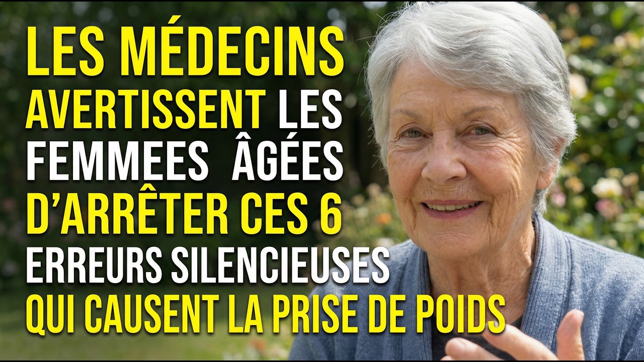 J’ai 82 ans... Les médecins avertissent les femmes âgées : stop à ces 6 erreurs de poids