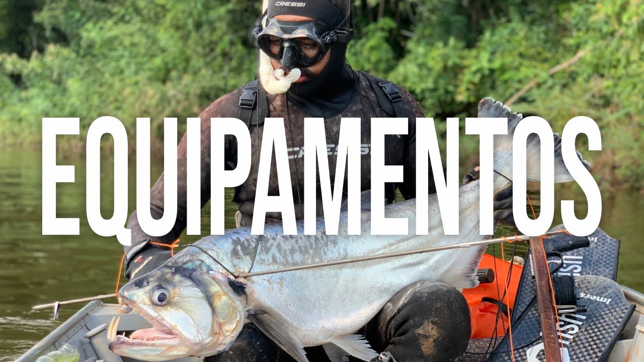 QUAIS EQUIPAMENTOS EU USO PARA PESCA EM SUB EM RIOS