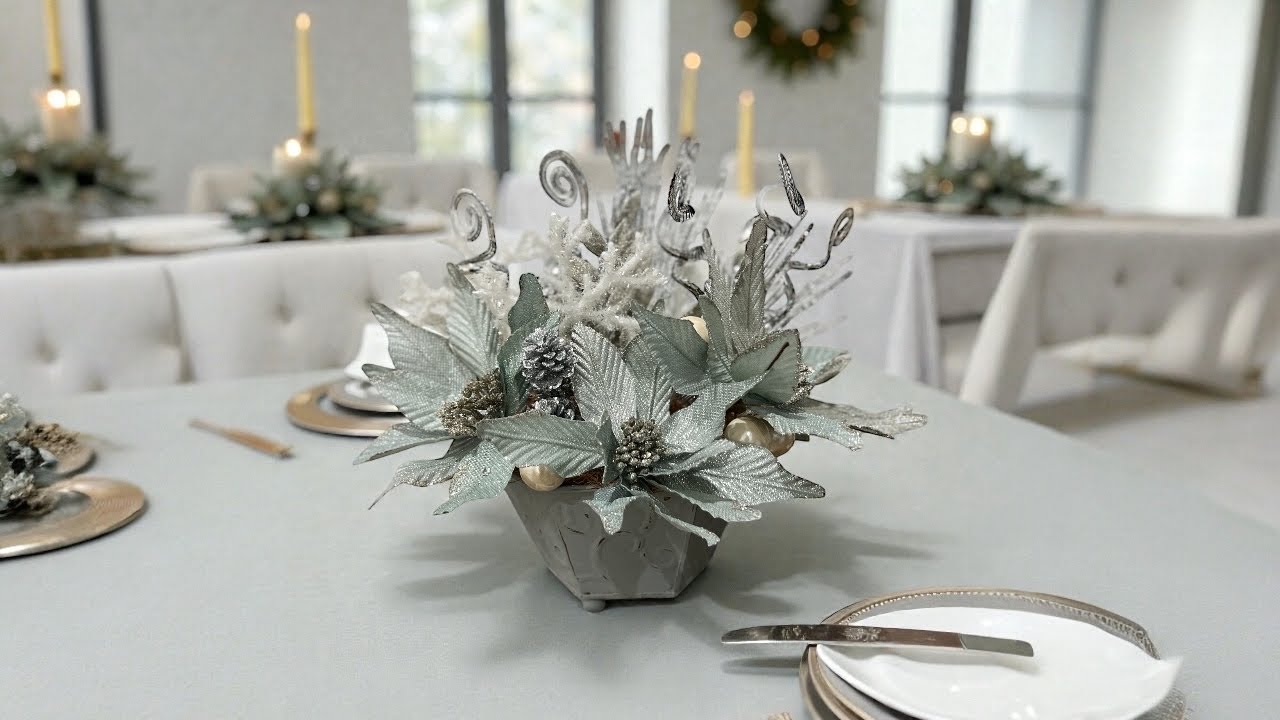 My thrifted and DIY Winter decor